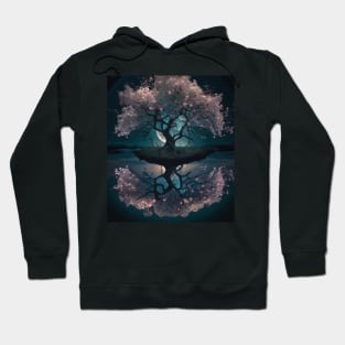 Tree of Life - Reflecting Cherry Blossom Hoodie